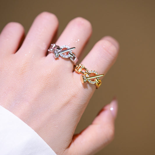 Pulsera de brazalete abierto de cobre chapado en oro, diseño geométrico minimalista para mujer con diseño de moda hip-hop