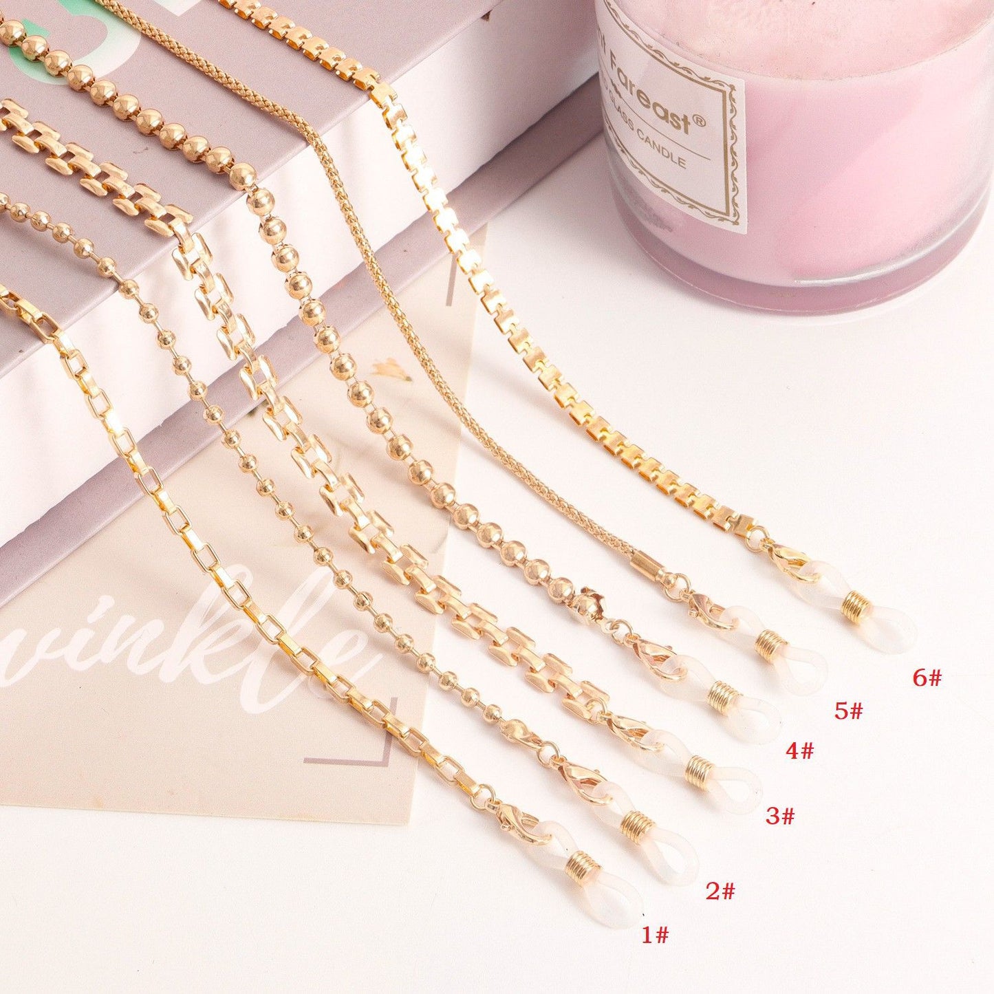 Minimalist Alloy Glasses Chain and Mask Holder