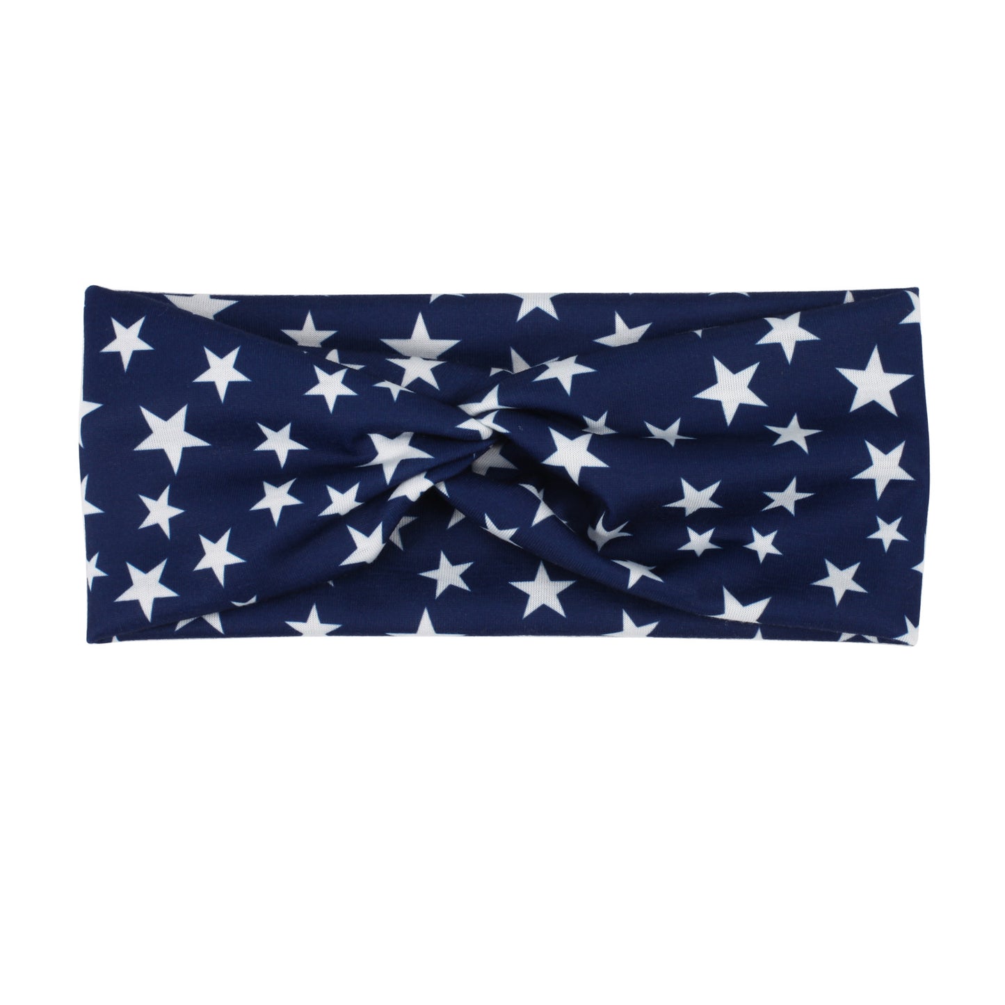 Fascia per Capelli Sportiva Stampa Foglie Bandiera Americana Rosso Bianco Blu a Strisce per Yoga Fitness Festa