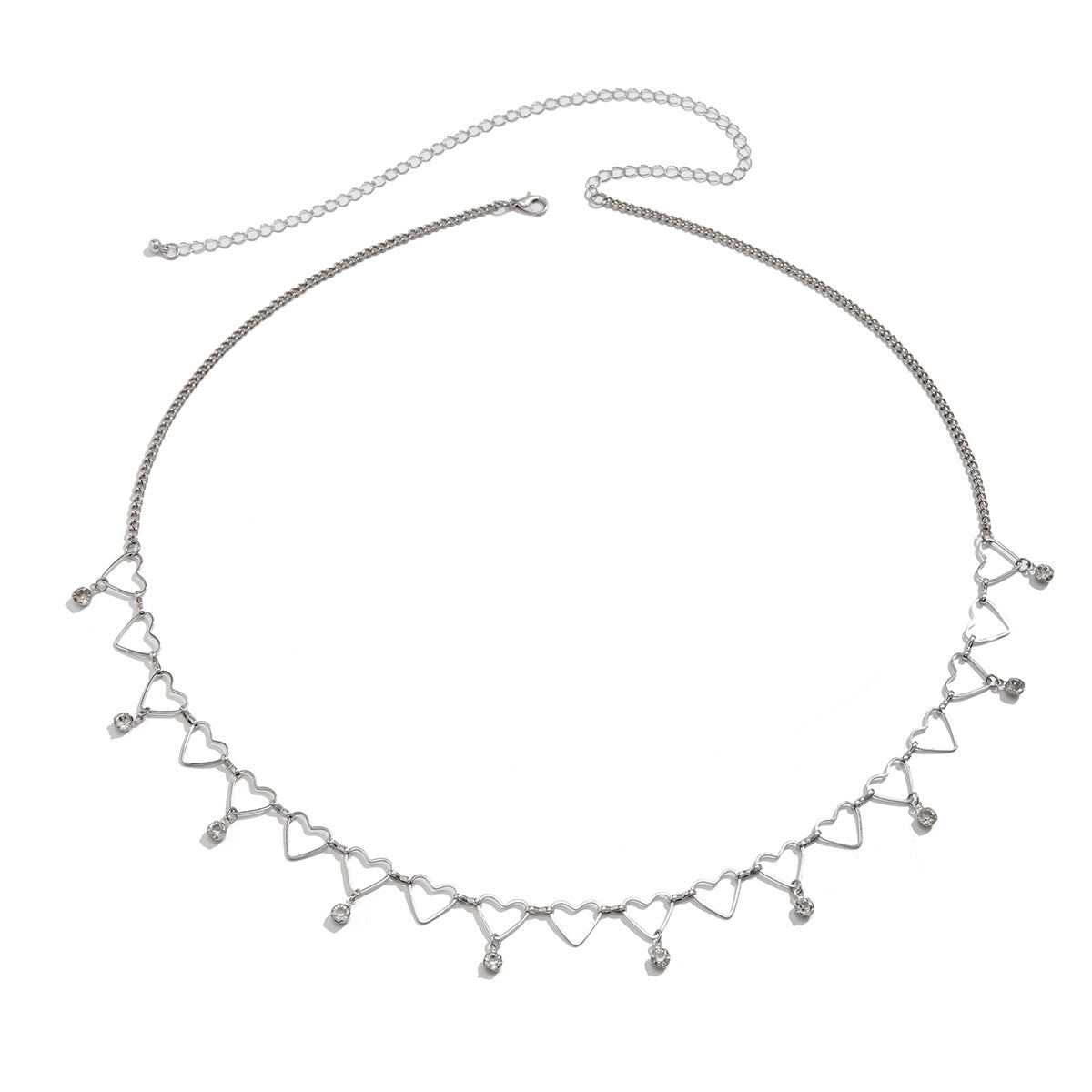 Minimalist Cold Aesthetic Round Bead Waist Chain for Women with Lobster Clasp and Tassel Detail