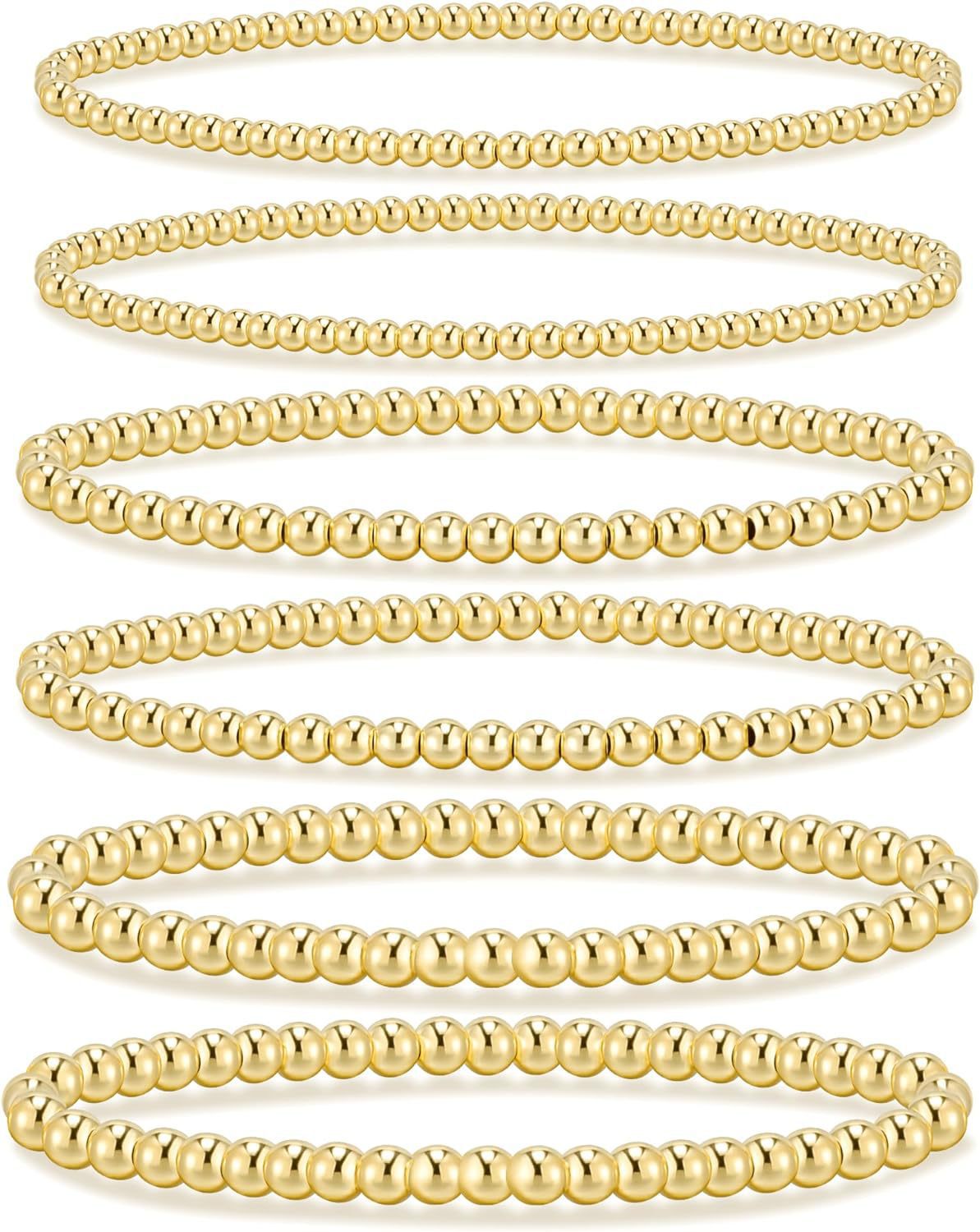 Bohemian Minimalist Geometric Plated Alloy Cuban Link Chain Pearl Bracelet Set for Women