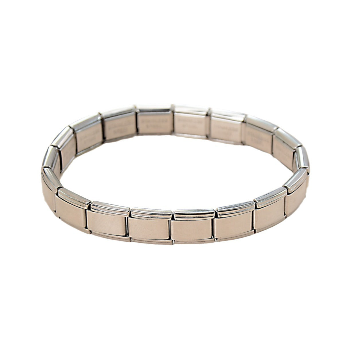Minimalist Geometric Stainless Steel Plated Modular Link Bracelet Unisex Detachable Fashion Jewelry