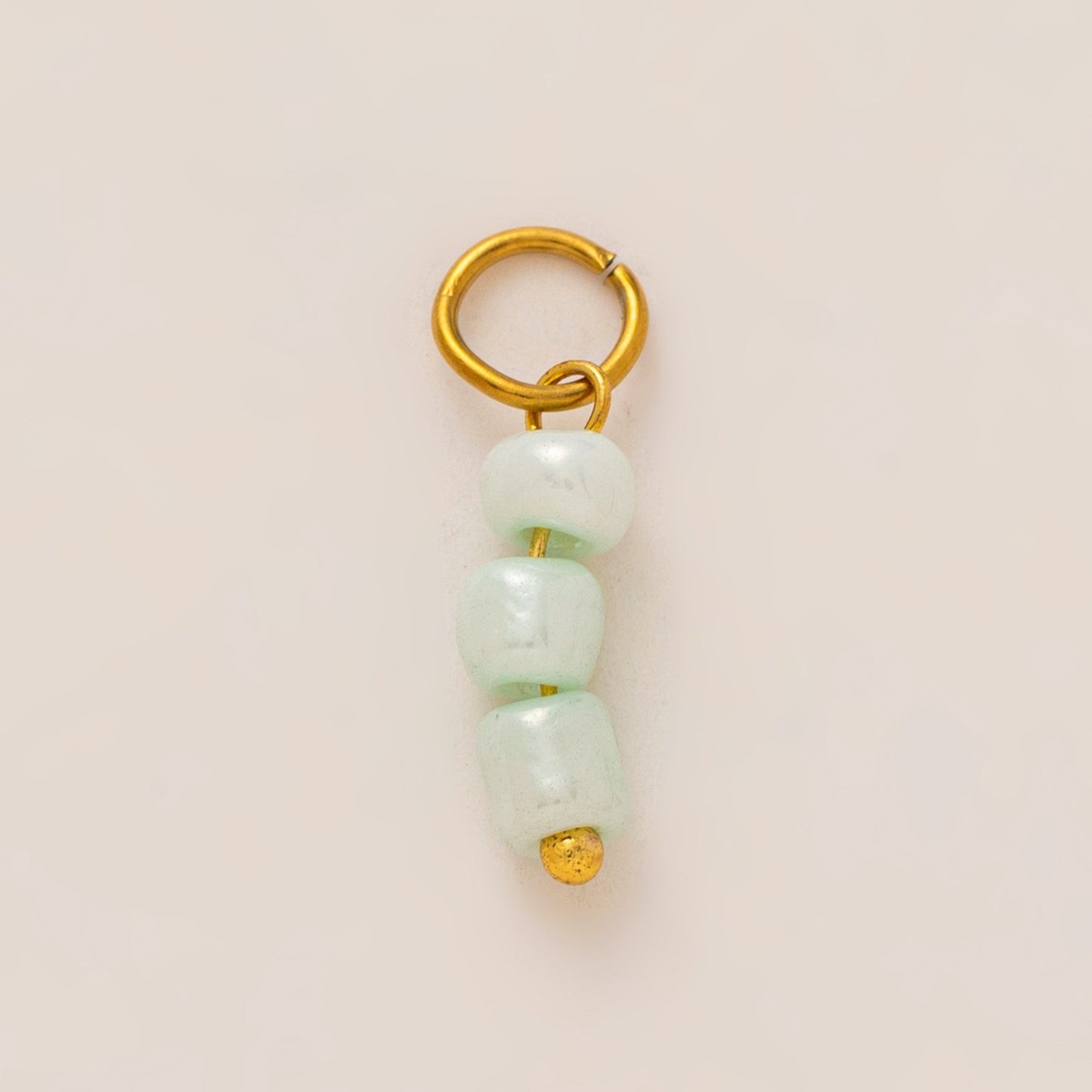 Minimalist Fruit Pattern Brass Bag Charm Keychain