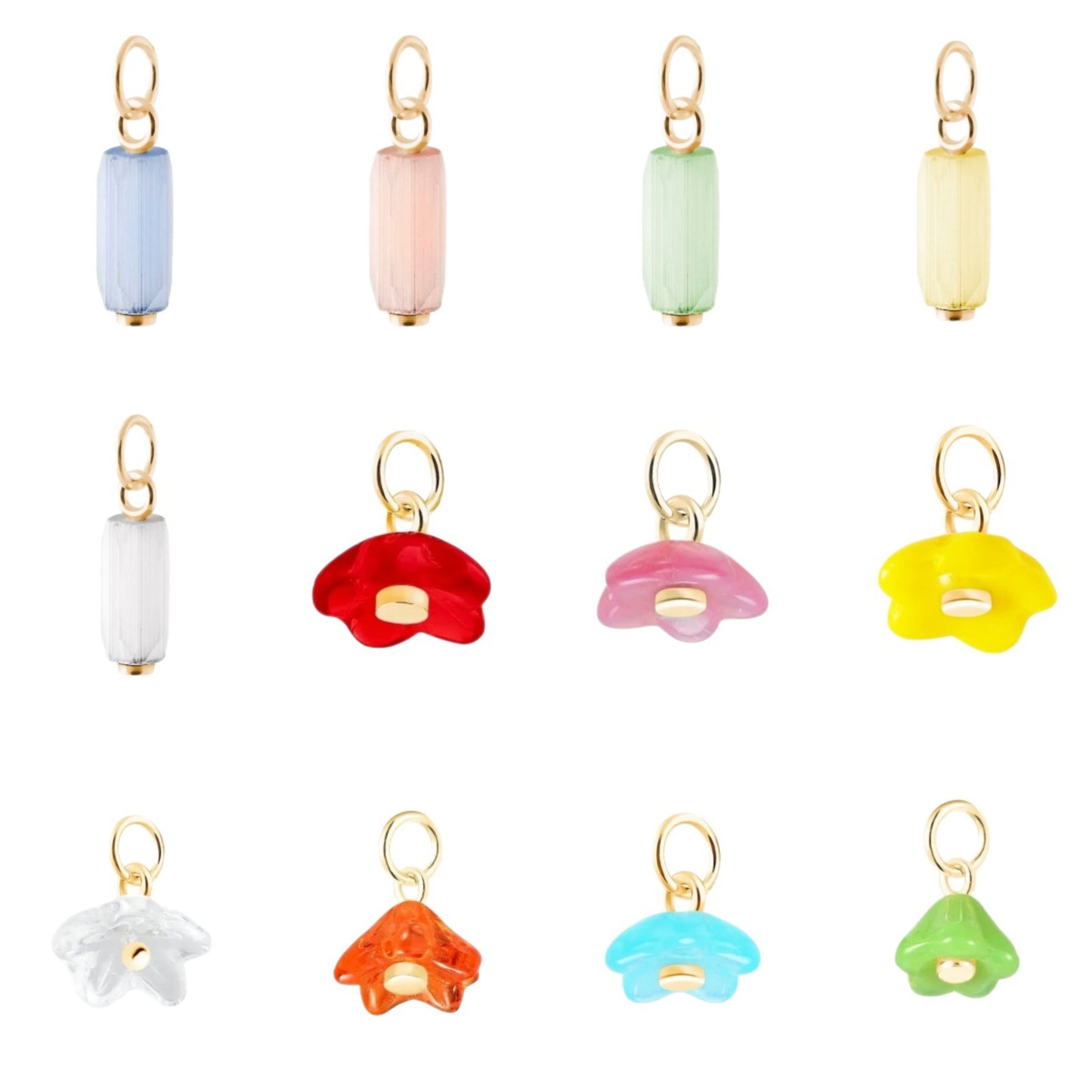 Vintage Stainless Steel PVD Gold Plated Natural Stone Pendant Charm Bar for Women