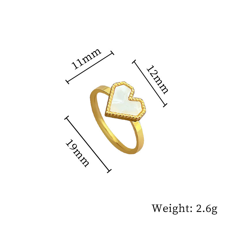 Minimalist Cool-Sweet Titanium Steel Crown Ring for Unisex