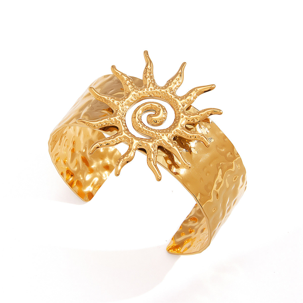 18K Gold Plated Stainless Steel Sun Bracelet