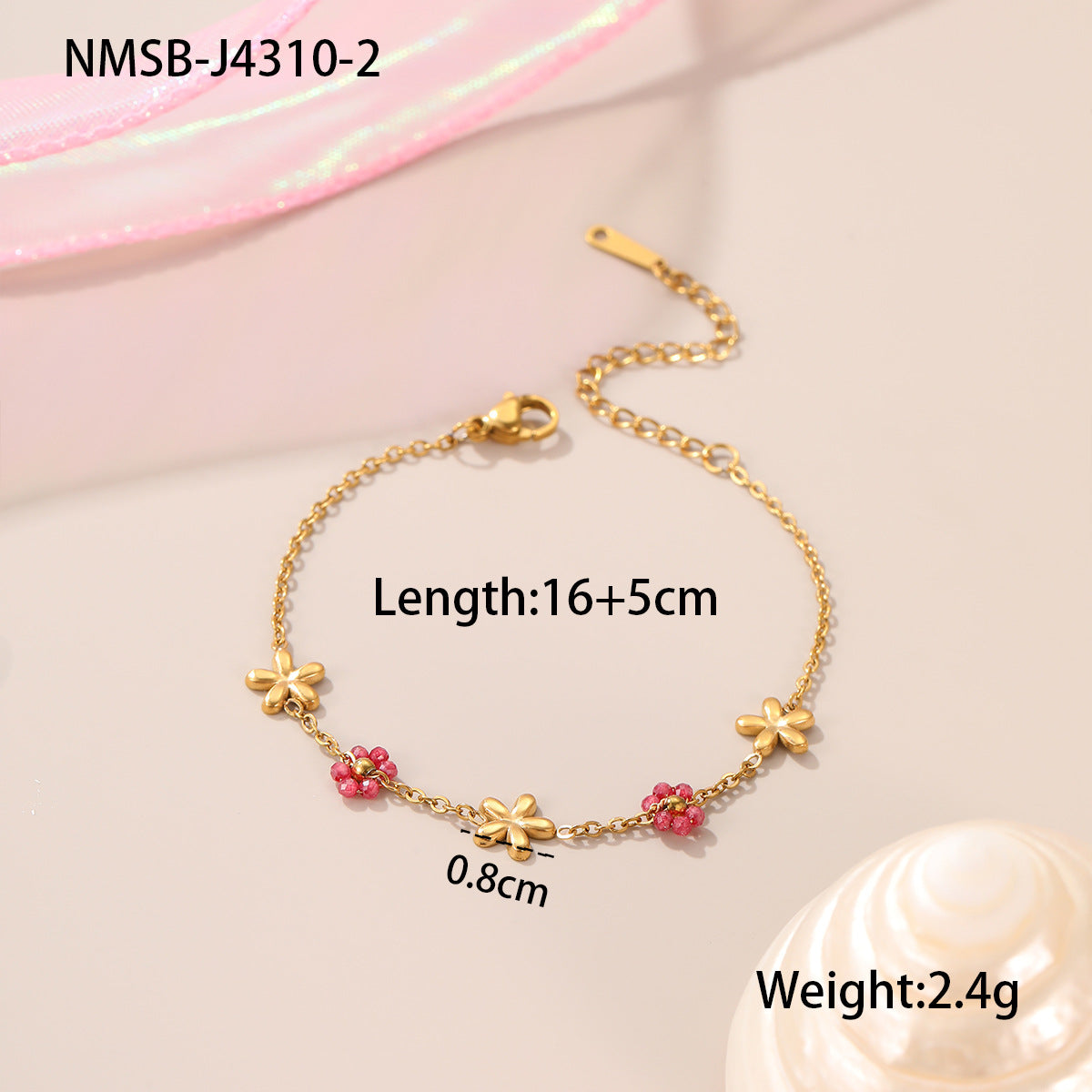 Bracciale in Acciaio Inossidabile Placcato con Design Geometrico e Stile Elegante da Ufficio da Donna