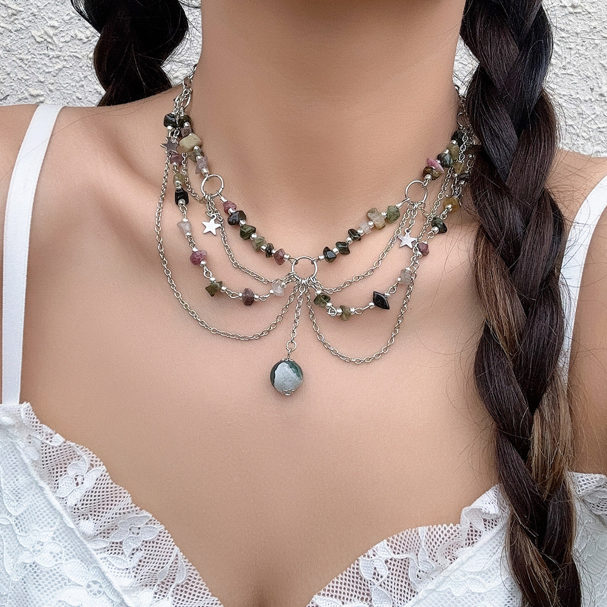 Minimalist Butterfly Choker Necklace for Women Alloy Pendant with Enamel Finish Geometric and Animal-Inspired Design Summer Dopamine Jewelry