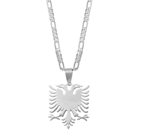 Minimalist Map City Pendant Necklace for Unisex in Stainless Steel with Titanium Steel Charm and Electroplated Finish