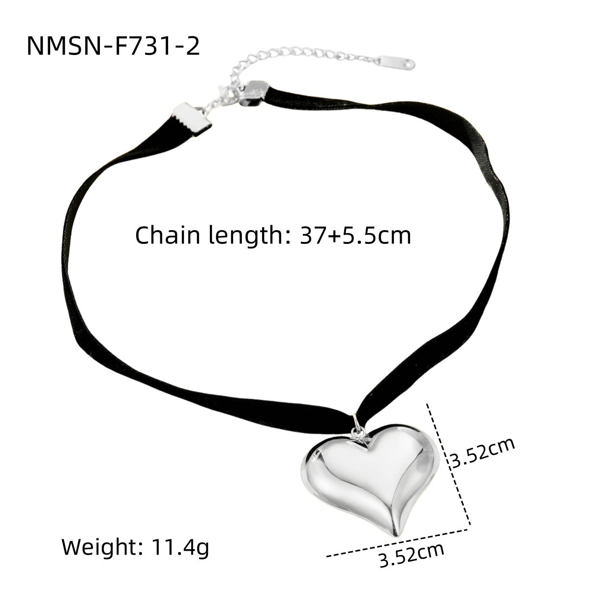 Collana con ciondolo a cuore vintage in acciaio inossidabile placcato oro 18 carati con cordino cerato da donna