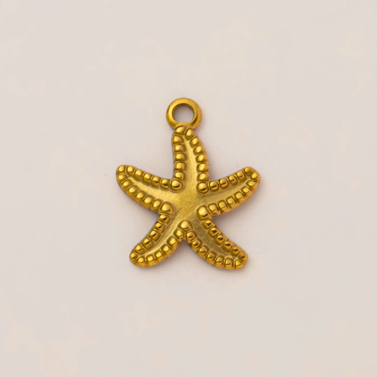 Vintage Plated Stainless Steel Starfish Heart Fish Rectangle Geometric Pearl Inlay Charm Bar