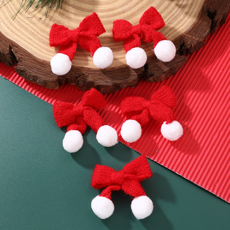 Natural Style Bow Hair Clip for Girls with Ruffled and Netted Details Made of Plastic Resin Duckbill Clip Princess Collection