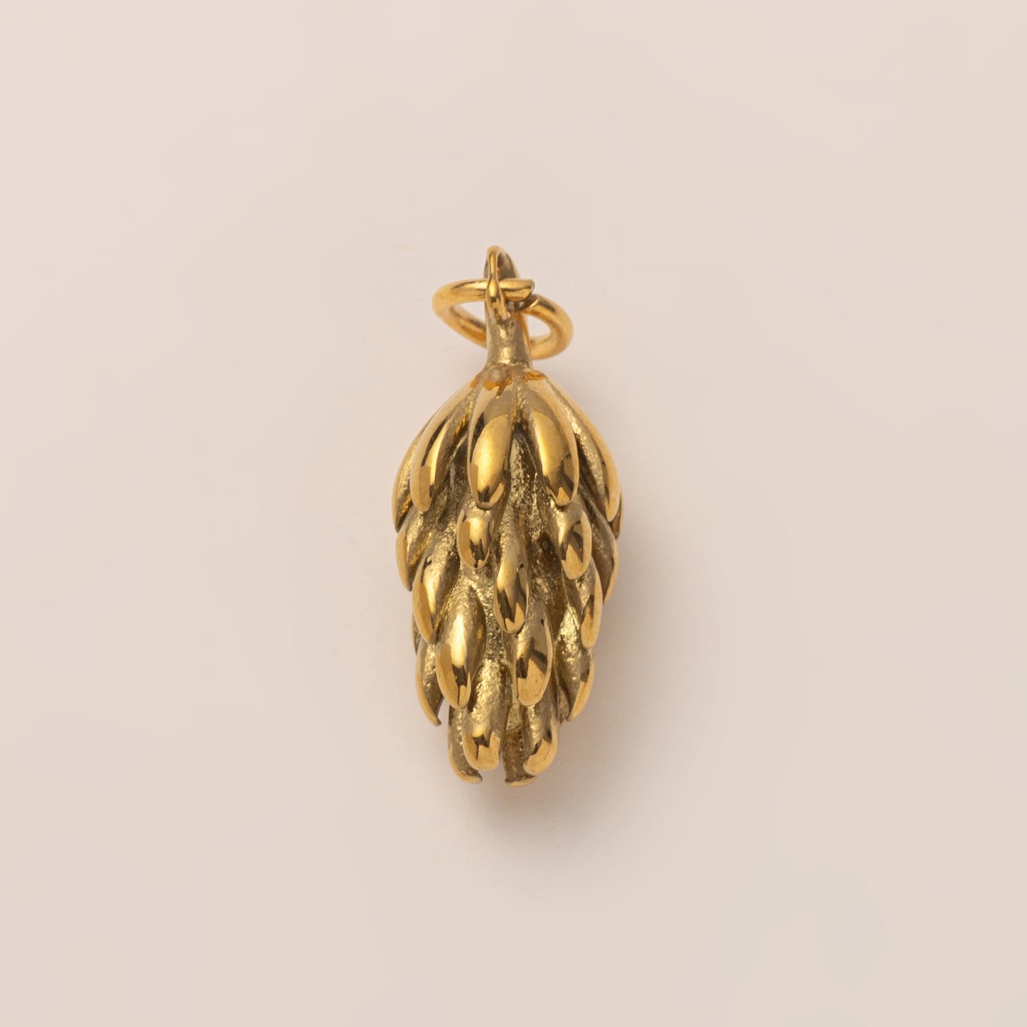 Vintage 18K Gold Plated Stainless Steel PVD Butterfly Pendant Charm Bar