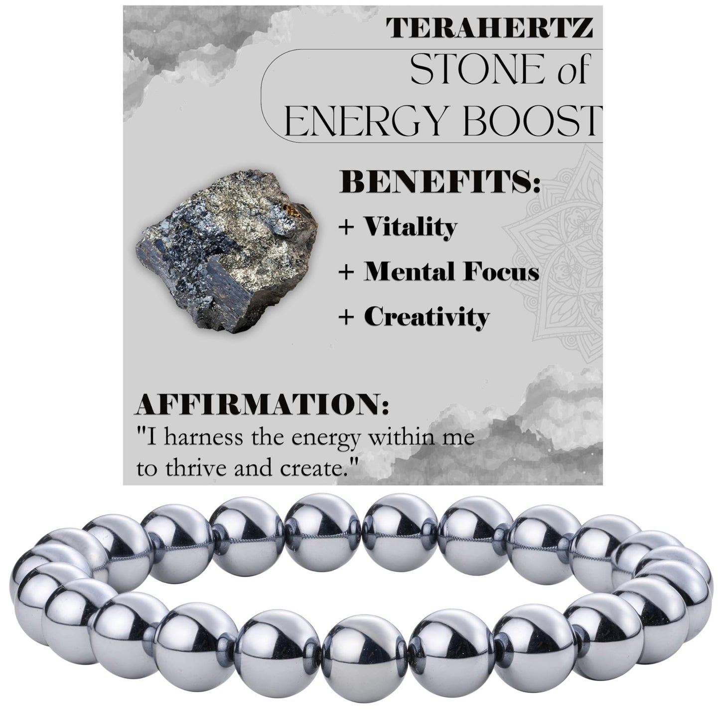 8mm Natural Agate and White Turquoise Round Beaded Stretch Bracelet Unisex Geometric Handmade Jewelry