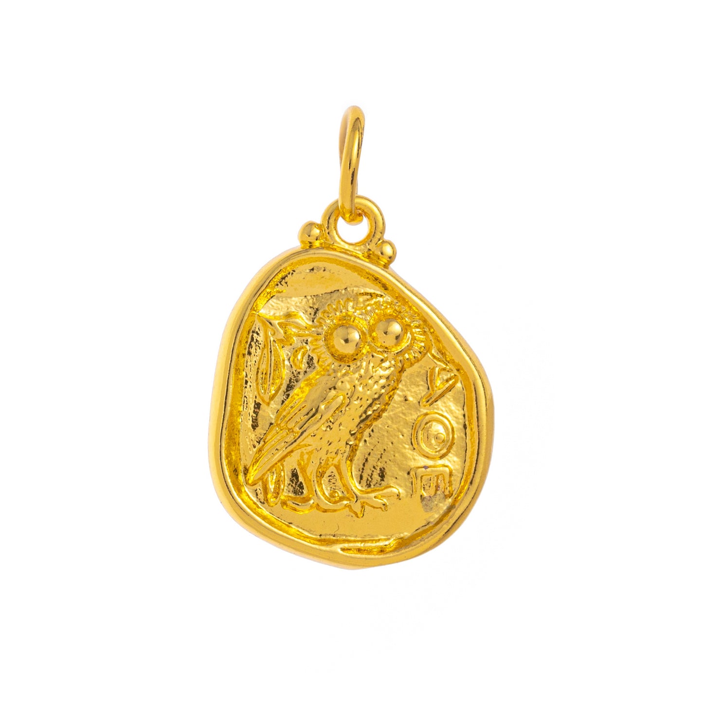Minimalist Gold Plated Brass Butterfly Geometric Charm Bar for DIY Jewelry Making