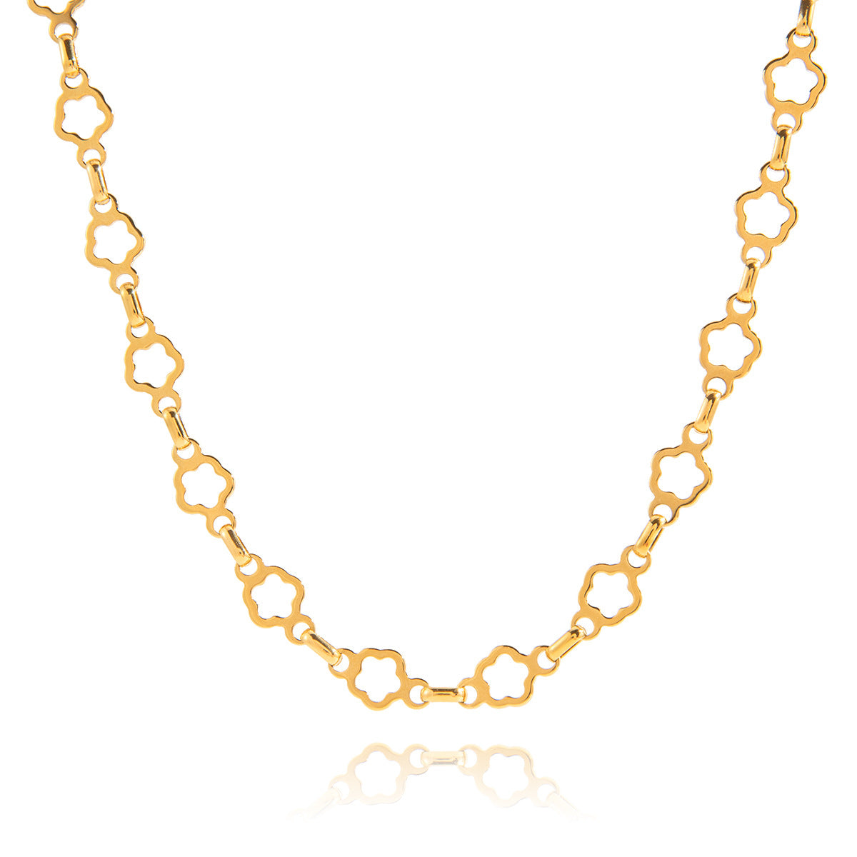 Collana con ciondolo a forma di uccello geometrico, minimalista di lusso, in acciaio al titanio placcato oro 18 carati da donna