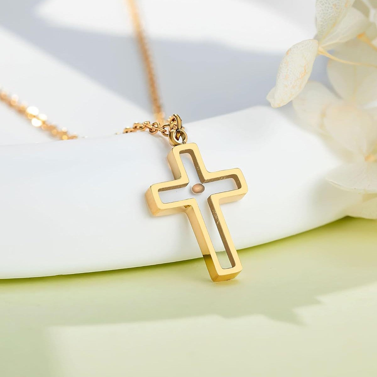 Casual Geometric Oval Stainless Steel Plated Necklace Curb Chain Unisex