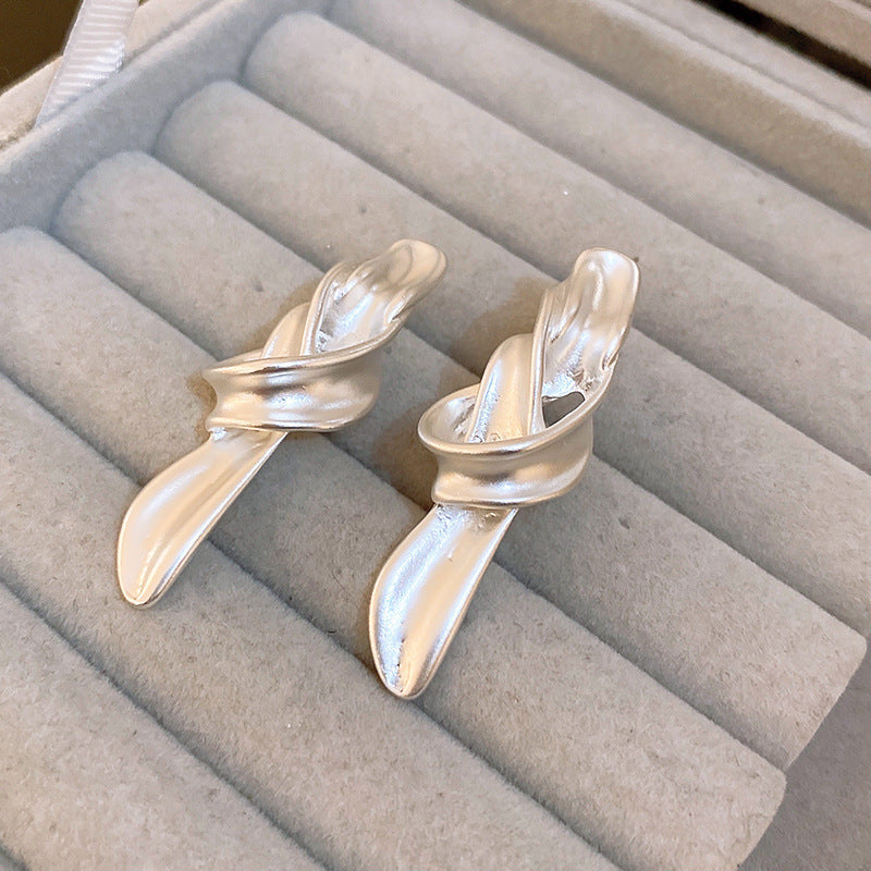 Orecchini da donna vintage floreali geometrici con perle, finitura smaltata, in rame placcato e perni in acciaio inossidabile