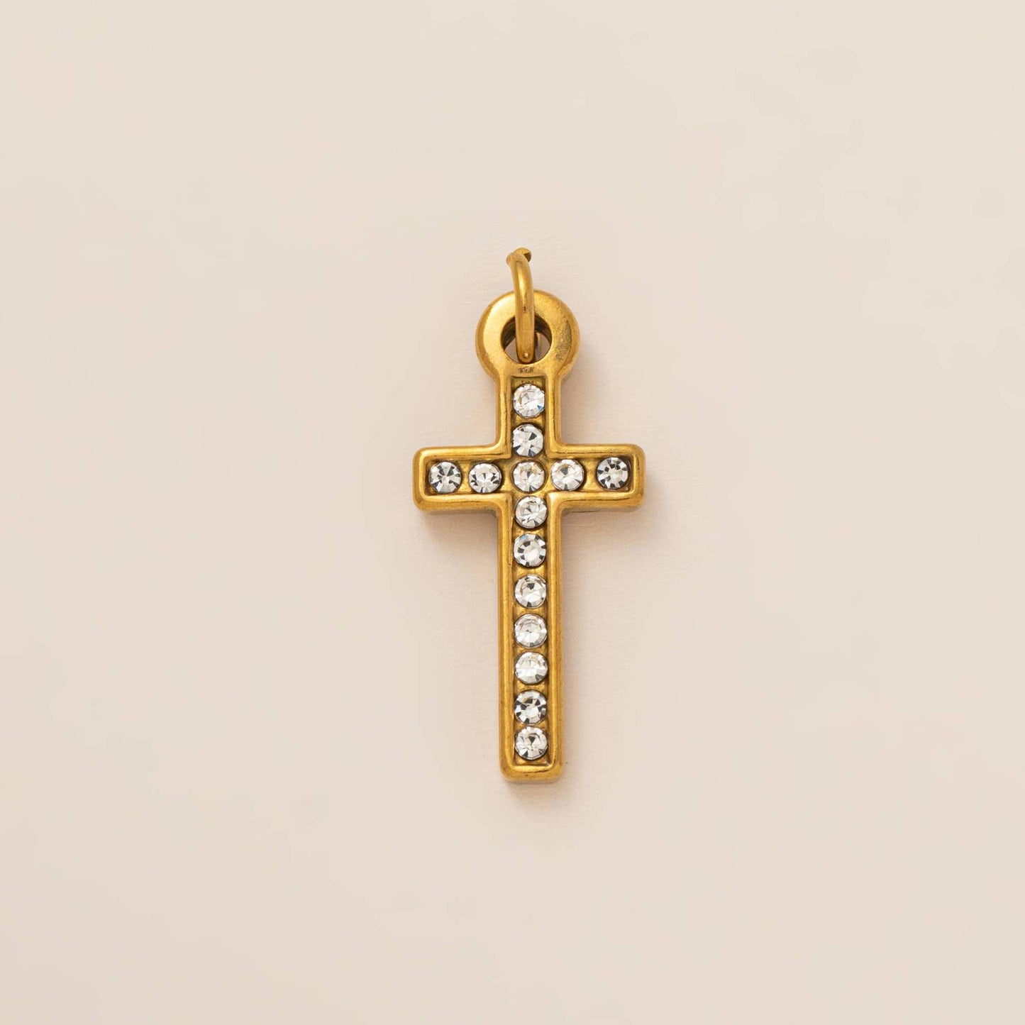 Vintage 18K Gold Plated Stainless Steel Western Cowboy Pendant Charm Bar for Women