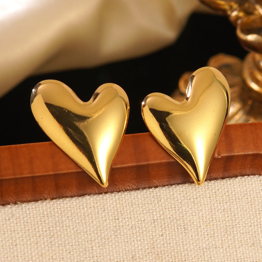 Set collana e orecchini a stella marina con fiocco conchiglia smaltato in acciaio inossidabile e titanio con catena a cavo per donna