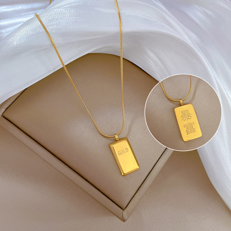 Collana Girocollo Minimalista in Acciaio al Titanio con Motivi Floreali