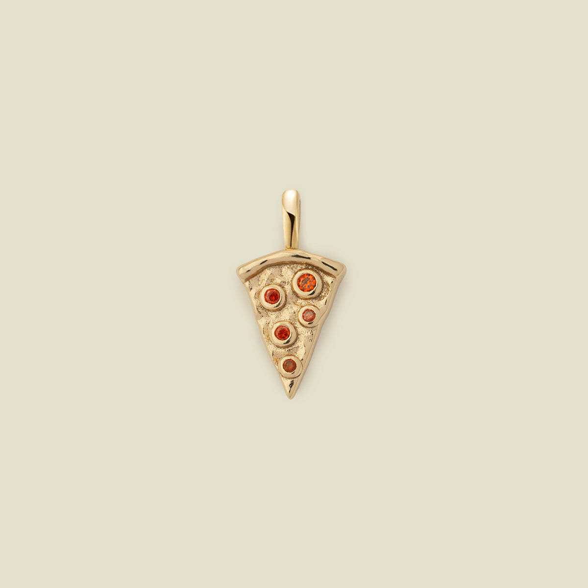 Minimalist Square Geometric Brass Charm Bar with Cubic Zirconia Inlay for Women