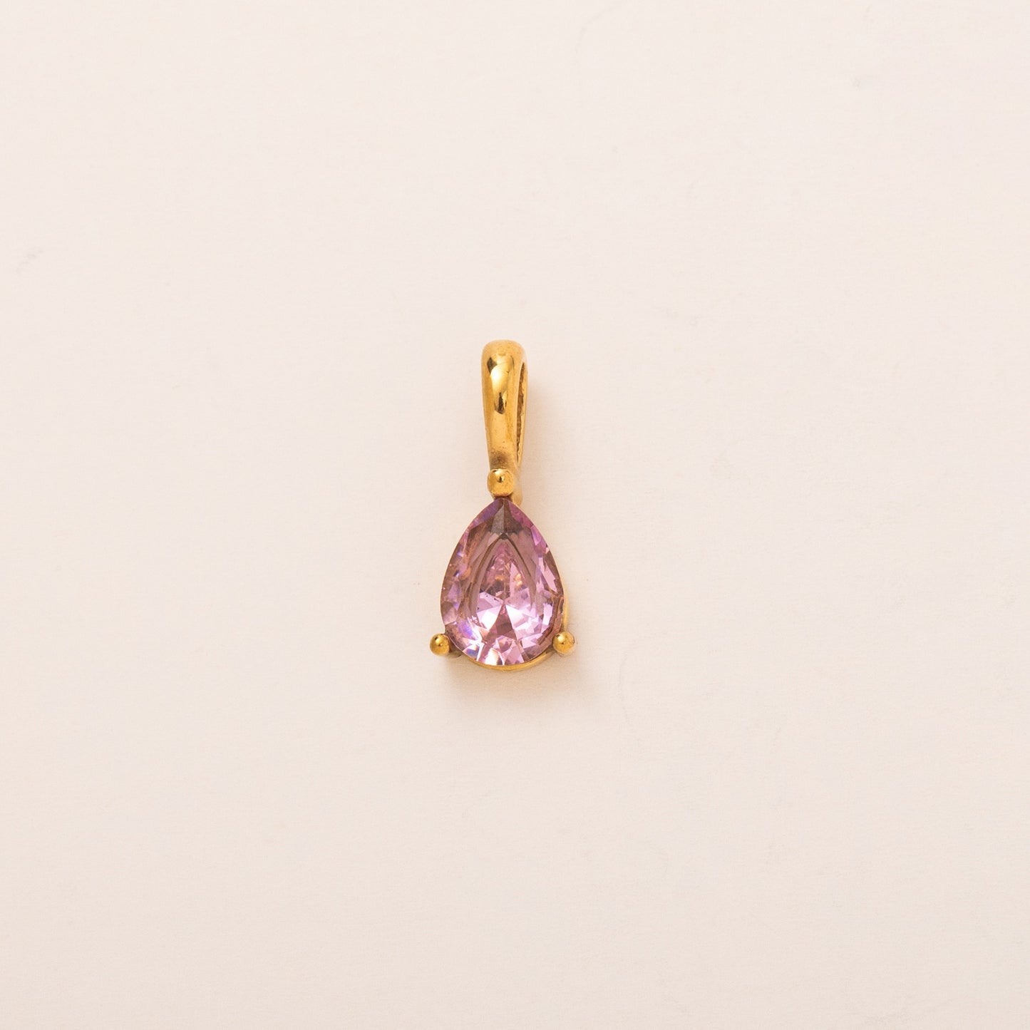 18K Gold Plated Titanium Steel DIY Charm Bar for Shoes Heart Teardrop Geometric PVD Coated