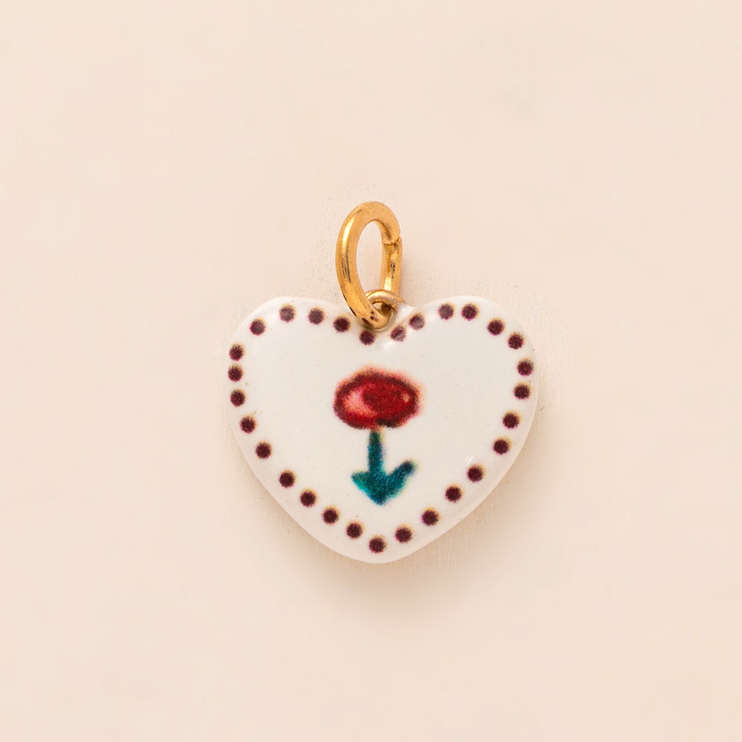 Vintage Plated Brass Snail Animal Charm Bar