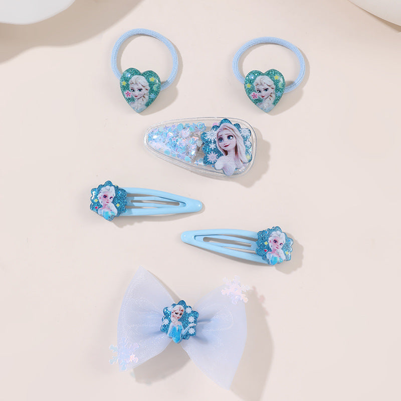 Fermaglio per Capelli a Fiocco per Bambina in Resina Plastica con Dettagli Arricciati e in Rete, per Bambine dai 3 ai 10 Anni
