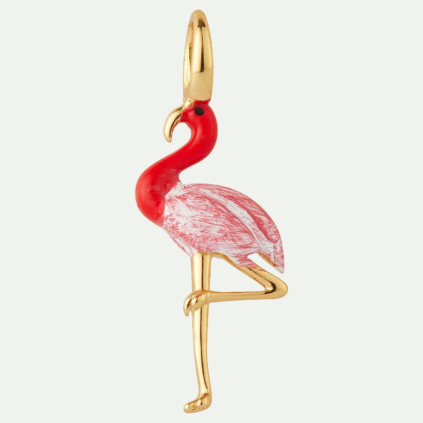 18K Gold Plated Brass Animal Charm Bar Necklace for Unisex