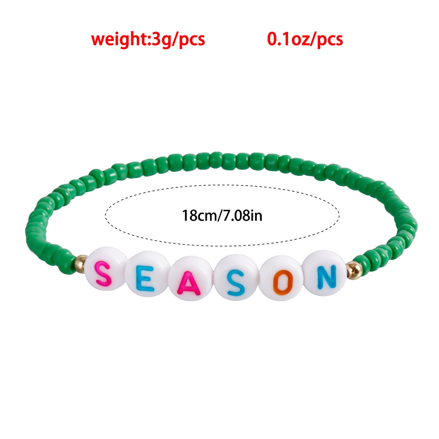 Set di bracciali da donna in stile geometrico con perle finte e finitura placcata