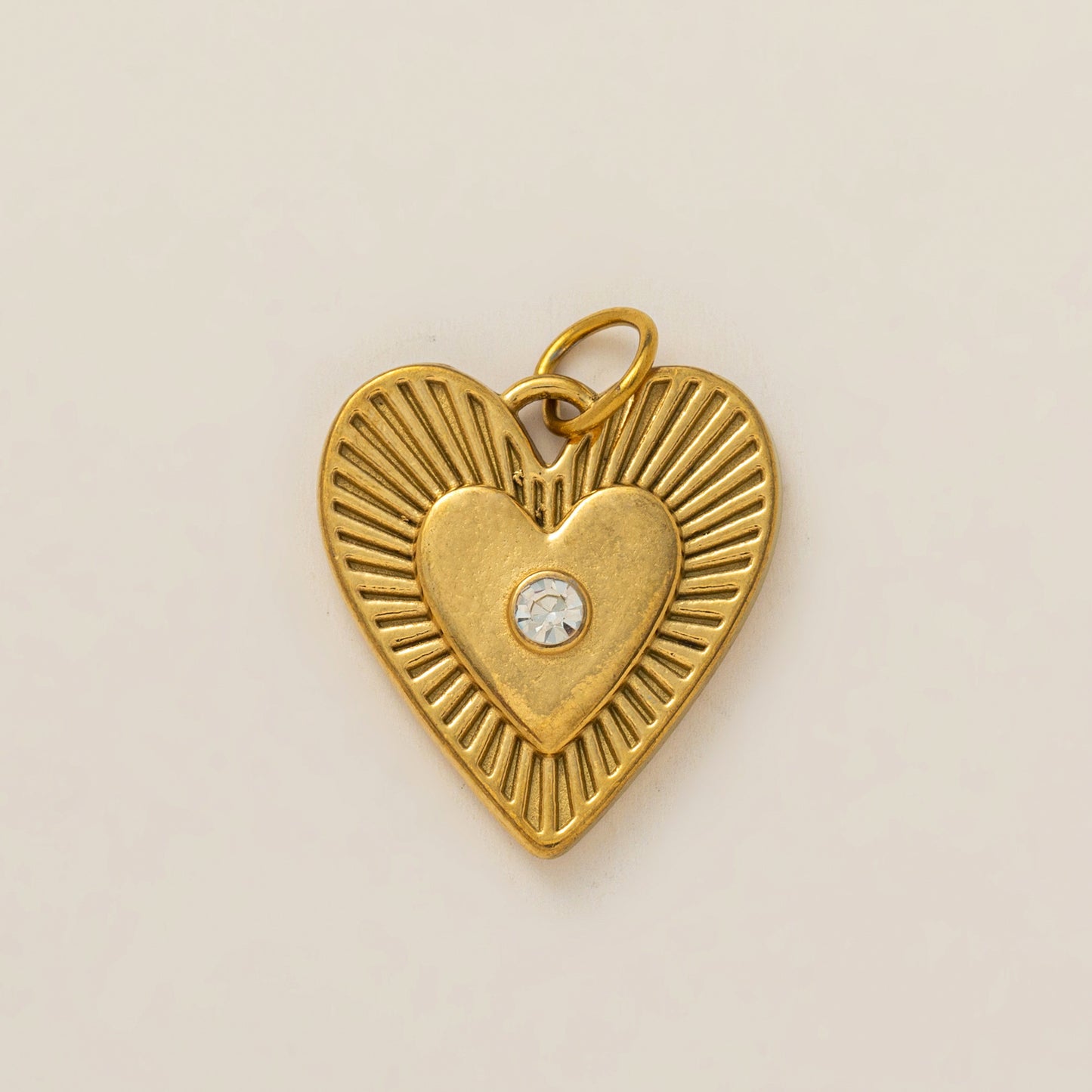 Collana con Ciondolo a Barra Placcata in Acciaio Inossidabile a Forma di Cuore, Luna e Stella Geometrici Minimalisti
