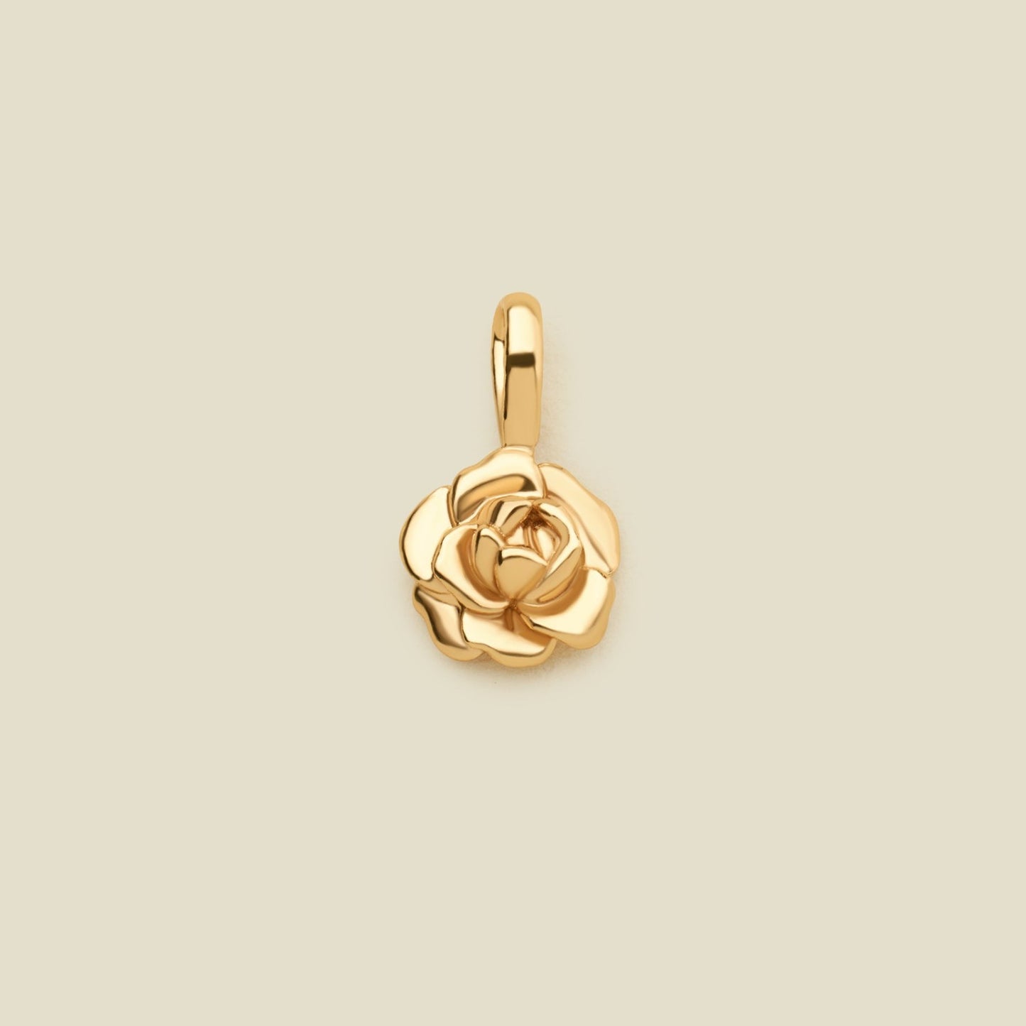 Vintage 18K Gold Plated PVD Stainless Steel December Birthstone Charm Bar