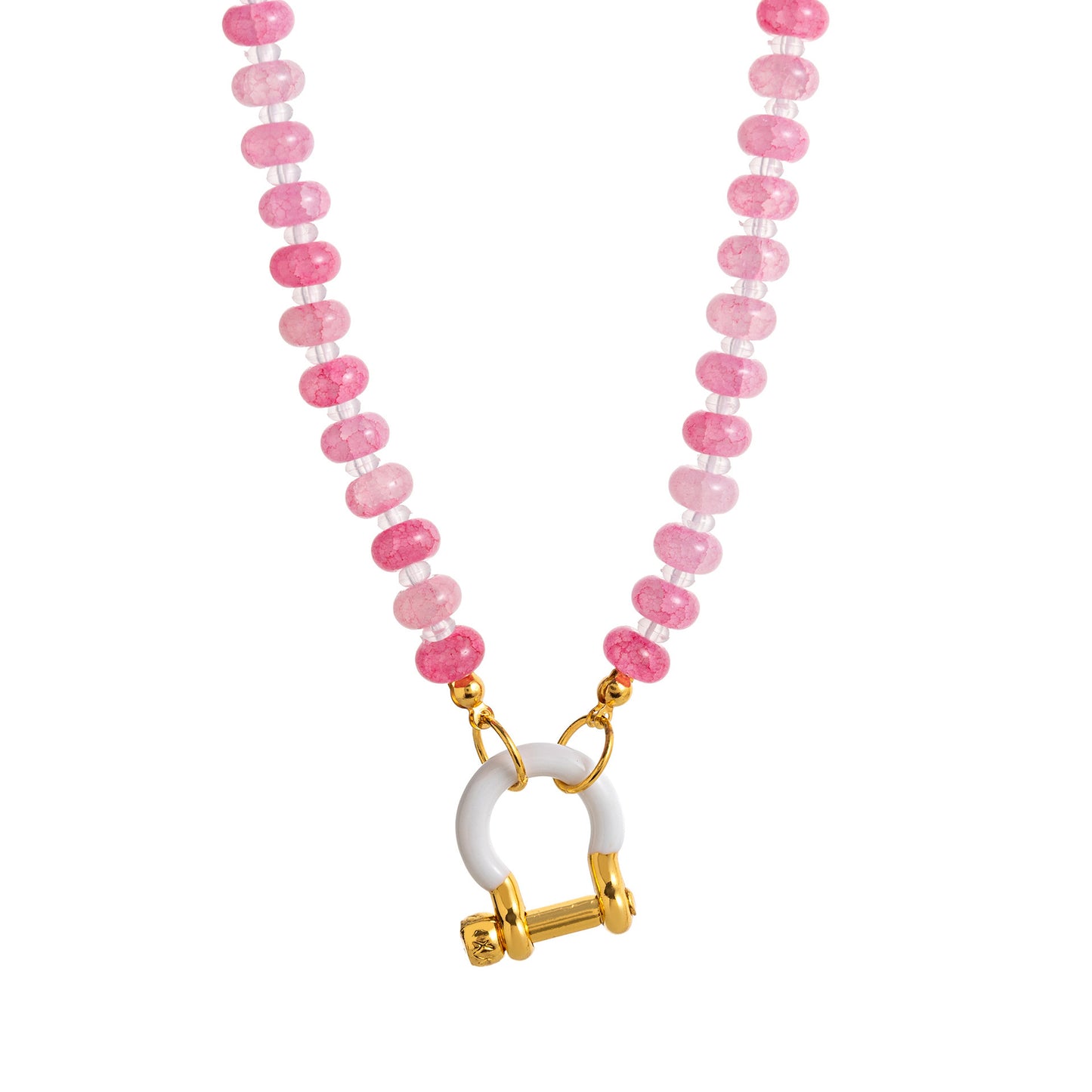 Minimalista Cuore Colorato Pesce Ottone Placcato Ciondolo Charm Barra