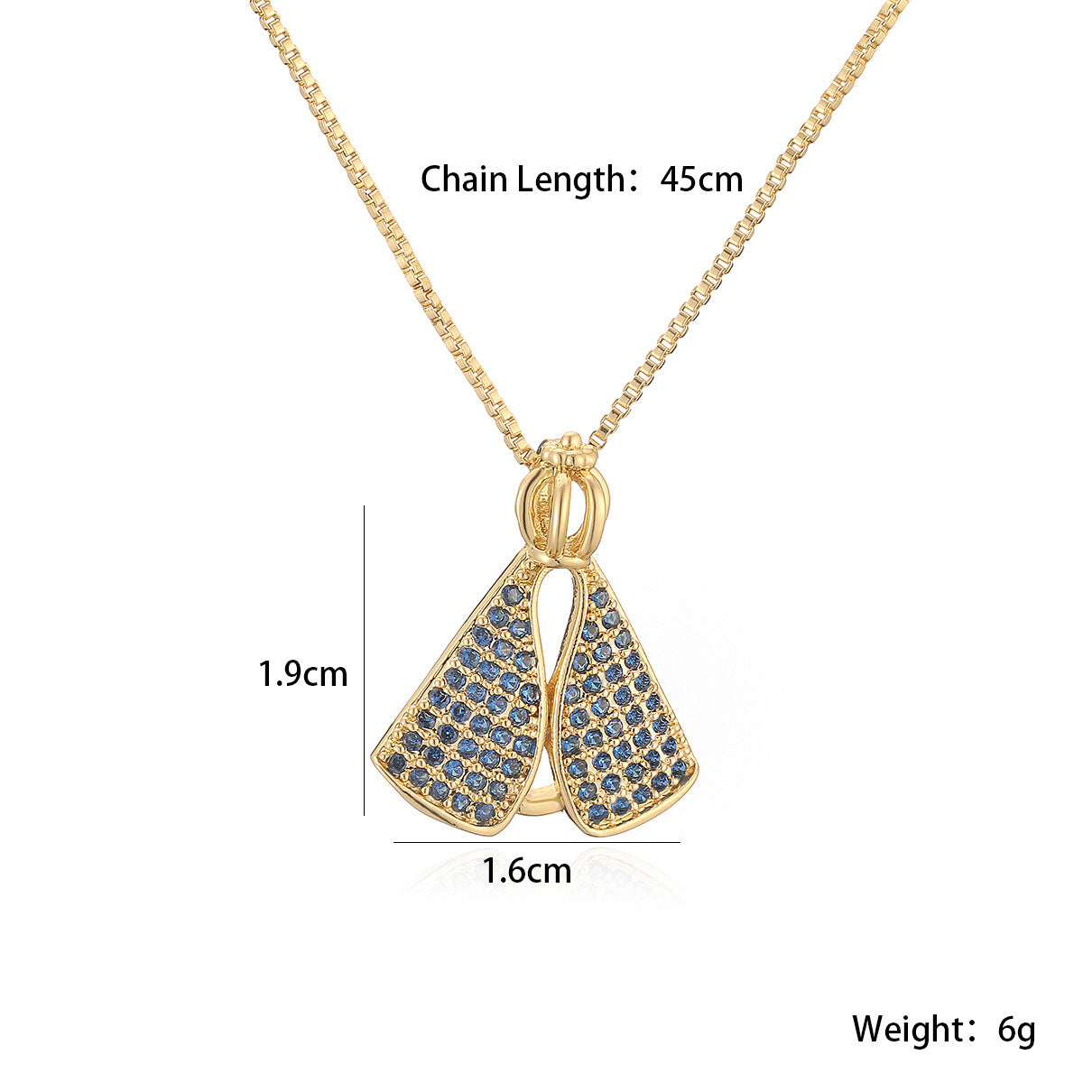 Minimalist Luxury 18K Gold Plated Brass Cross Pendant Necklace with Cubic Zirconia for Women