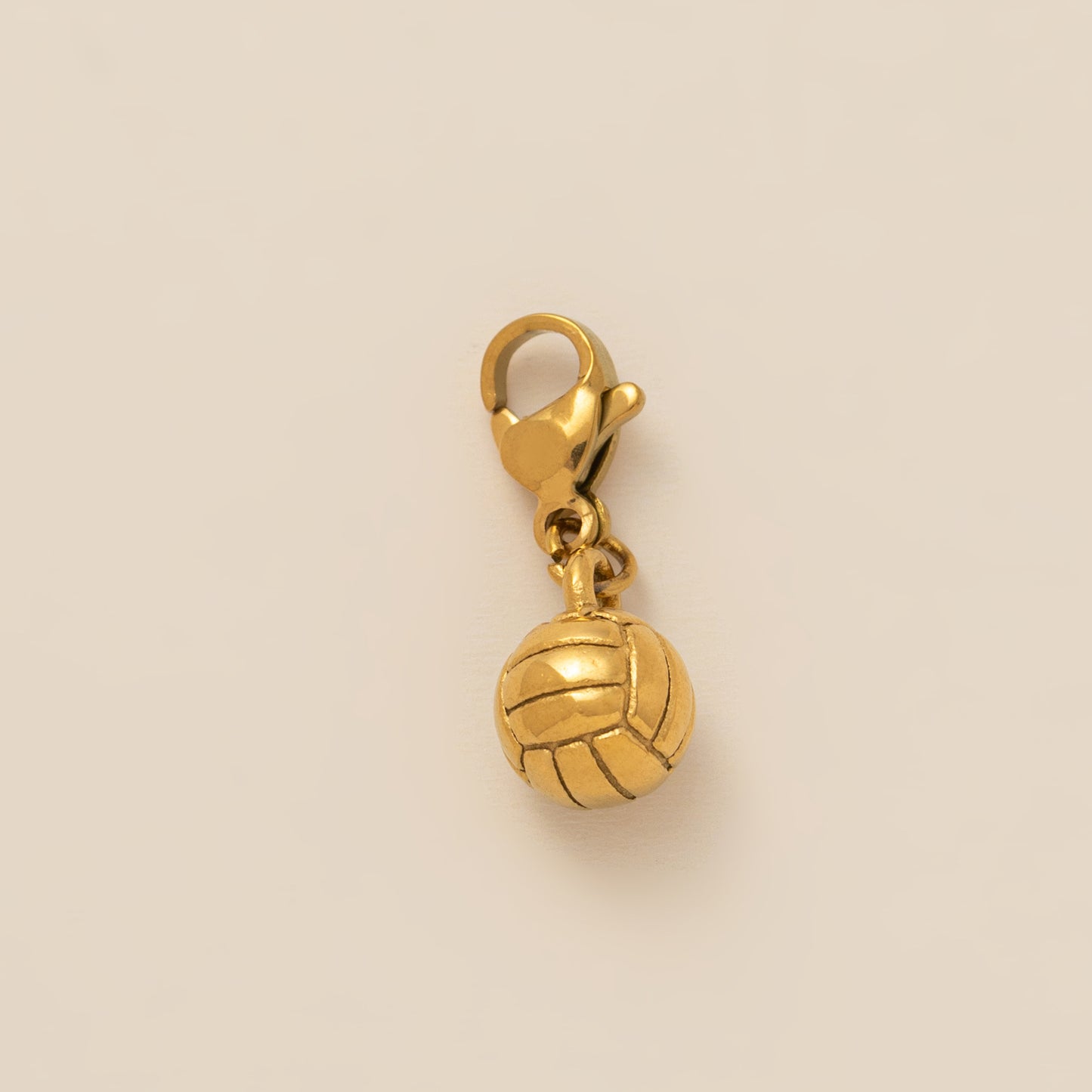 Sporty Vintage Geometric Stainless Steel PVD Ball Chain Charm Bar