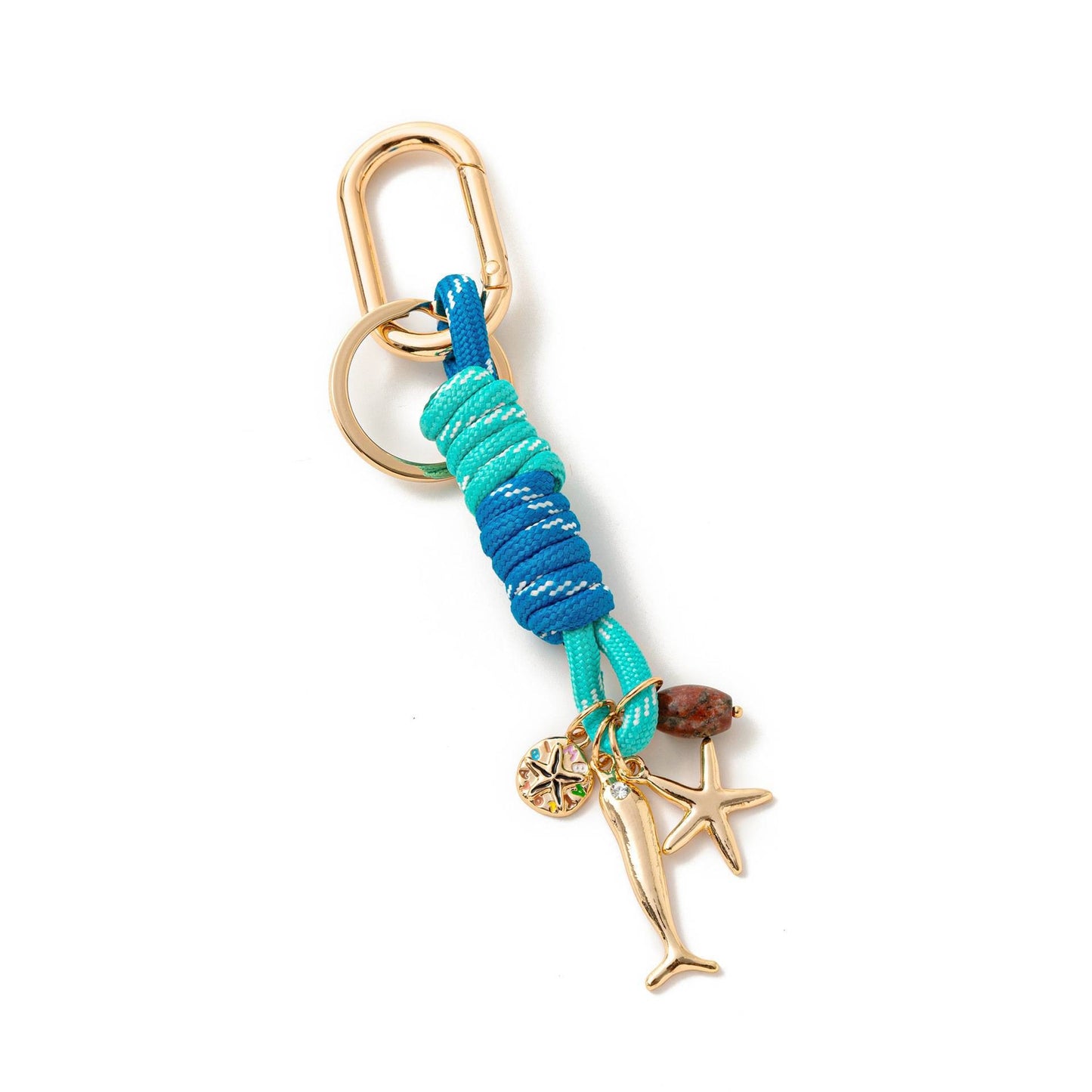 Minimalist Colorful Letter and Floral Alloy Bag Charm with Plated Finish