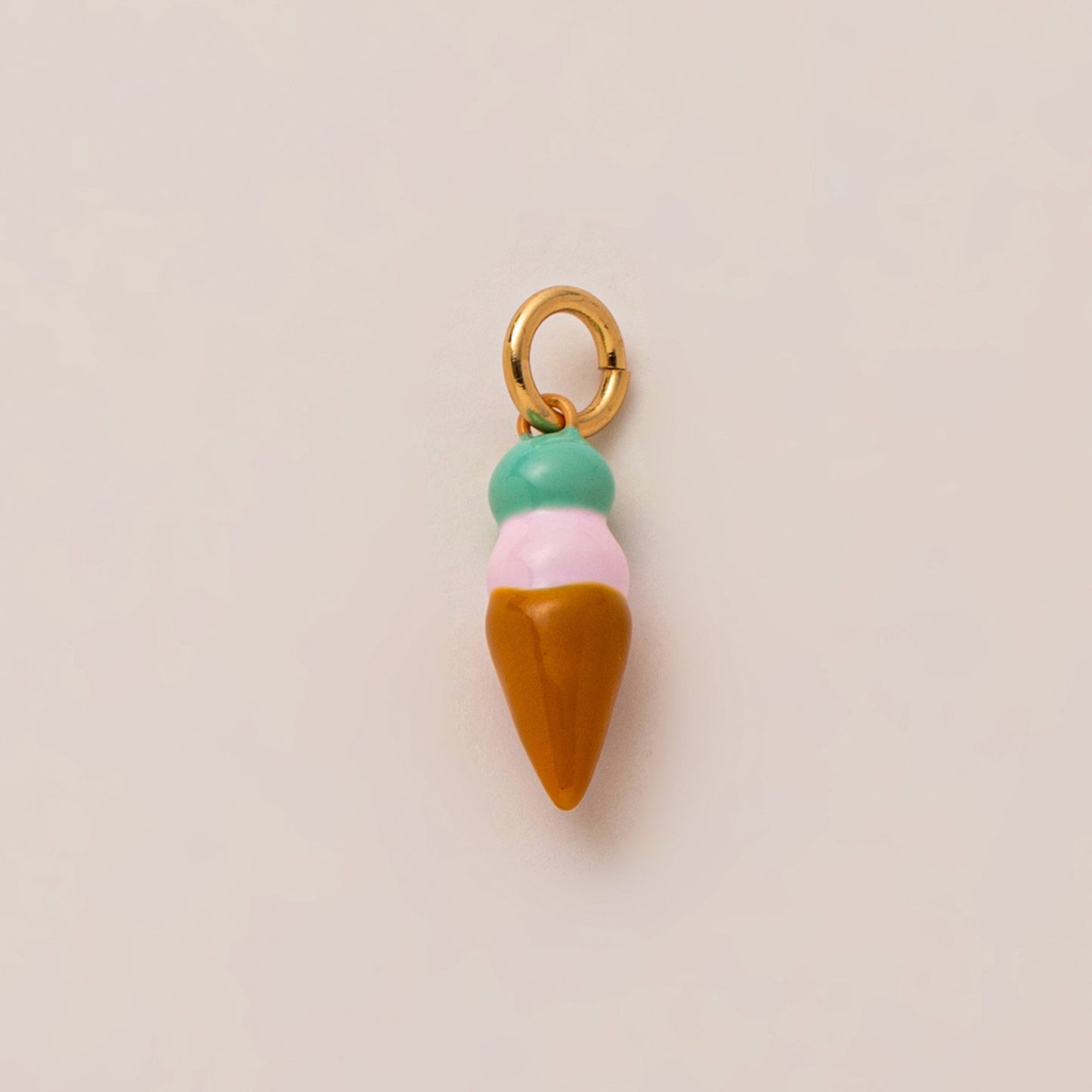 Minimalist Plated Alloy Heart Teardrop Charm Bar Bag Pendant Keychain