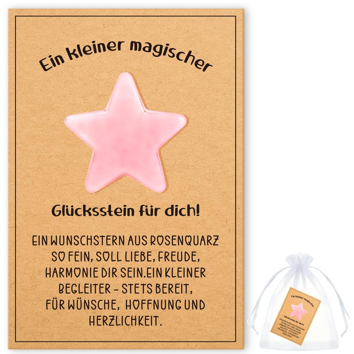Minimalist Star Crystal Charm Bar Polished DIY Accessories