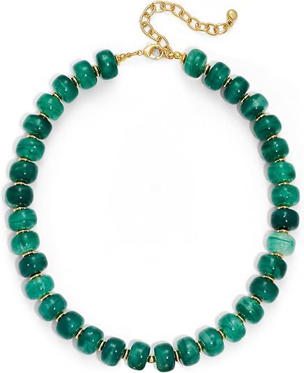 Luxury Heart Resin Pendant Acrylic Bead Necklace for Women