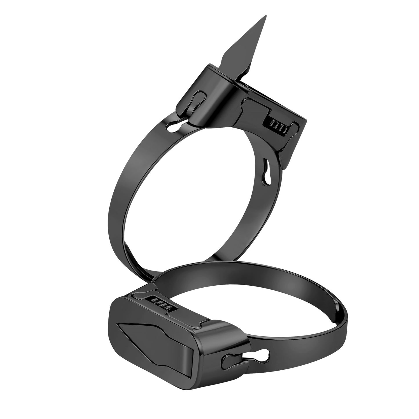 Anello Unisex Minimalista in Acciaio al Titanio Inossidabile Geometrico Regolabile Anello Aperto Colore Argento Gioielli di Design Originale