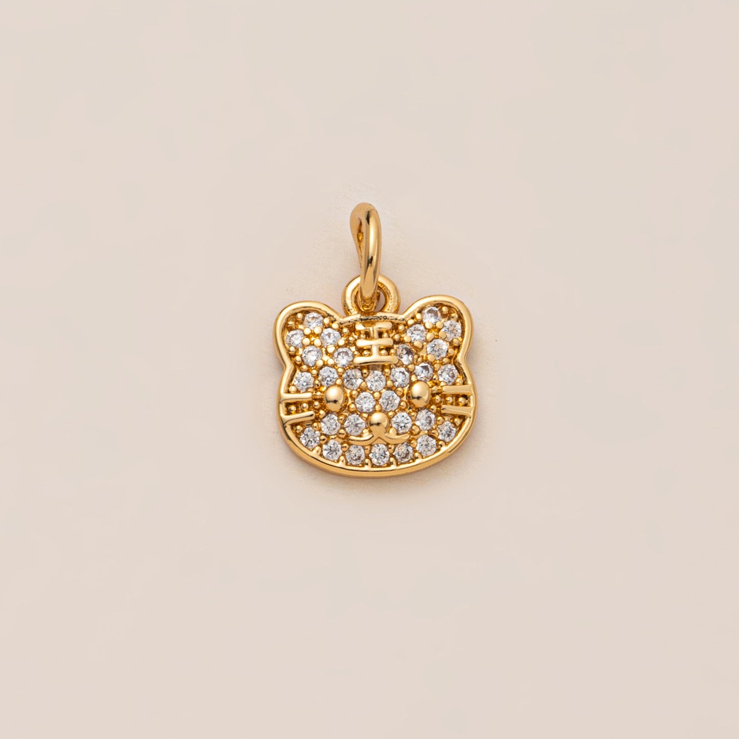Vintage 18K Gold Plated Brass Geometric Butterfly Pendant Stainless Steel Charm Bar Necklace