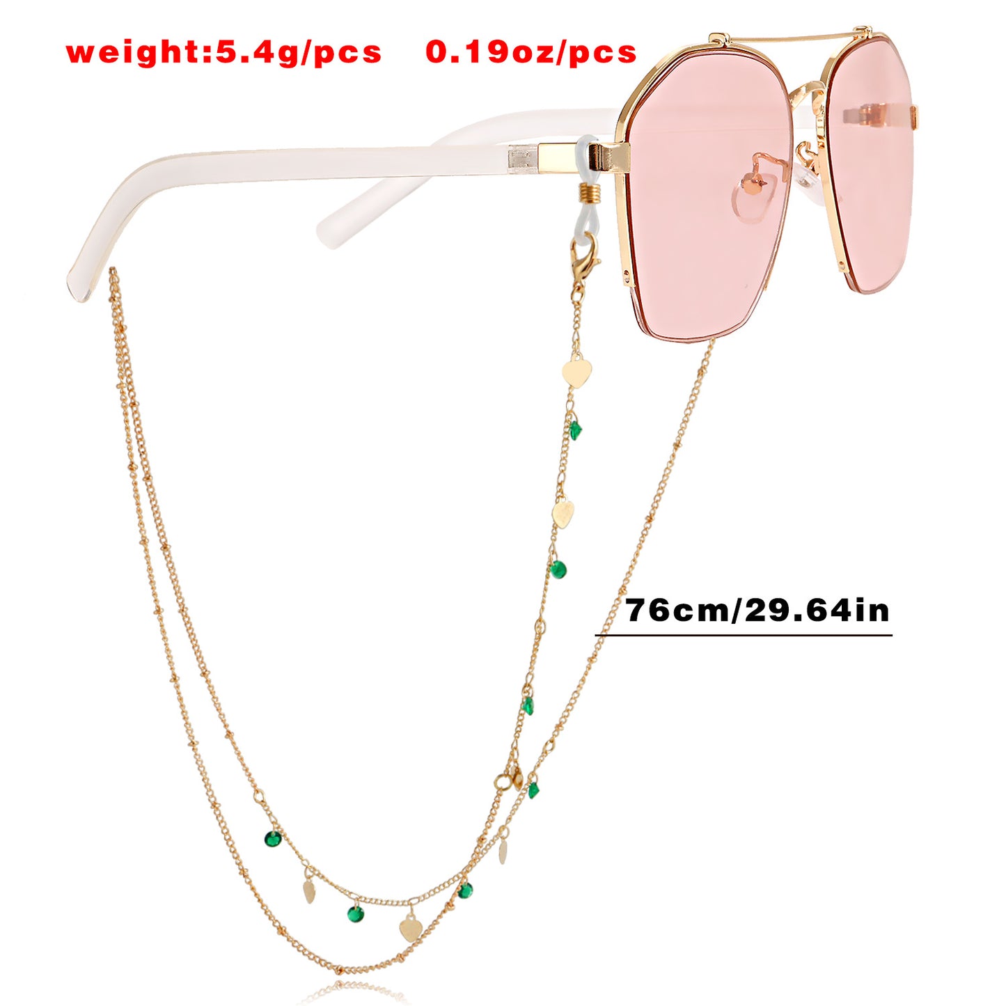 Elegant Casual Metal Chain for Masks and Glasses