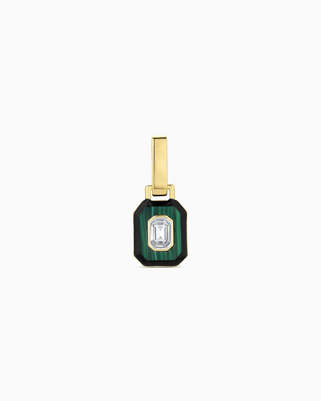 Bohemian Vintage Heart Geometric Brass Plated Pendant Necklace for Women DIY Charm Bar