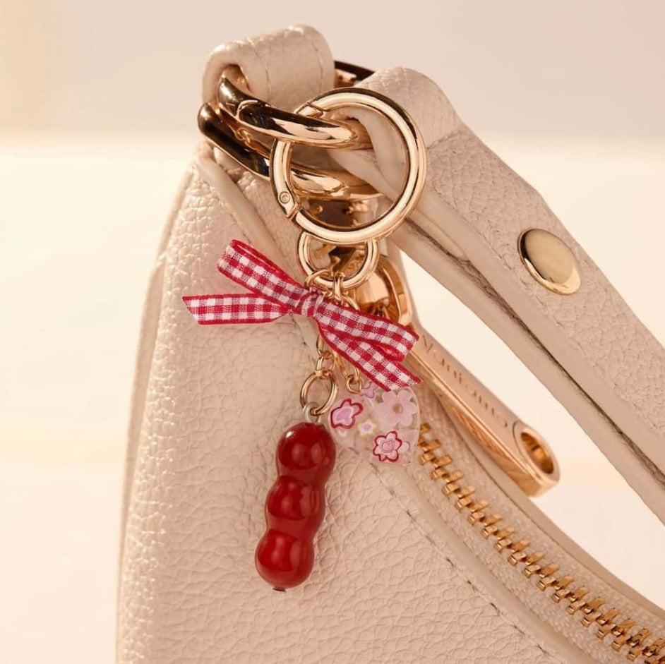 Sweet Colorful Acrylic Keychain with Food Patterns