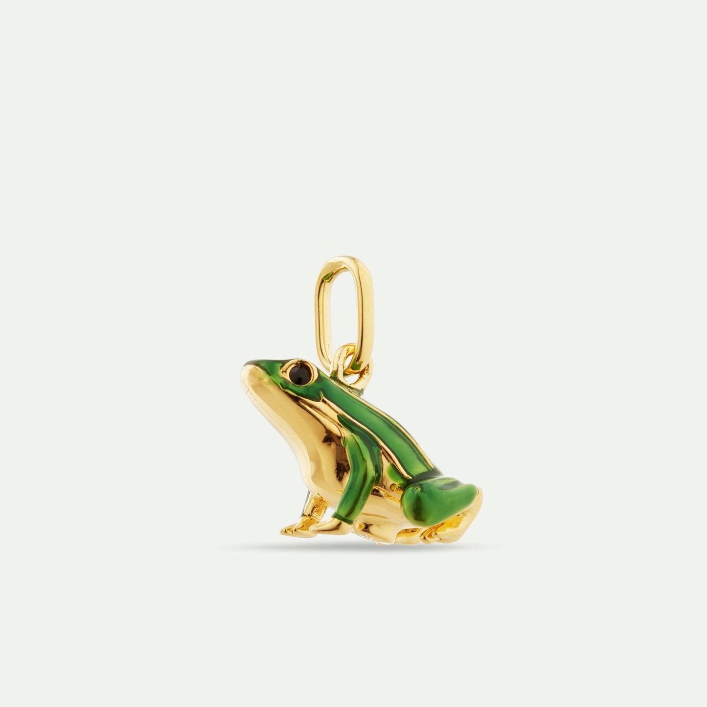18K Gold Plated Brass Animal Charm Bar Necklace for Unisex
