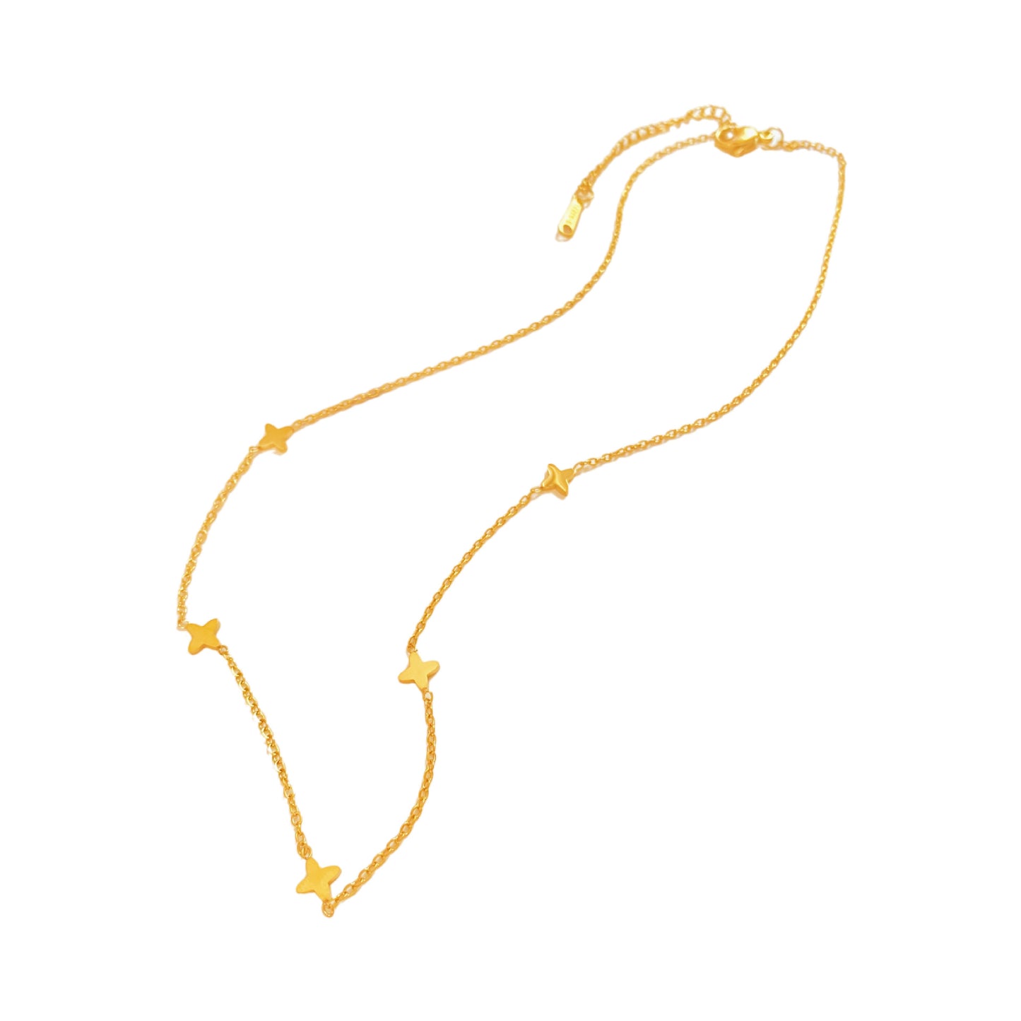 Minimalist Sweet Star Titanium Steel Plated Necklace Unisex