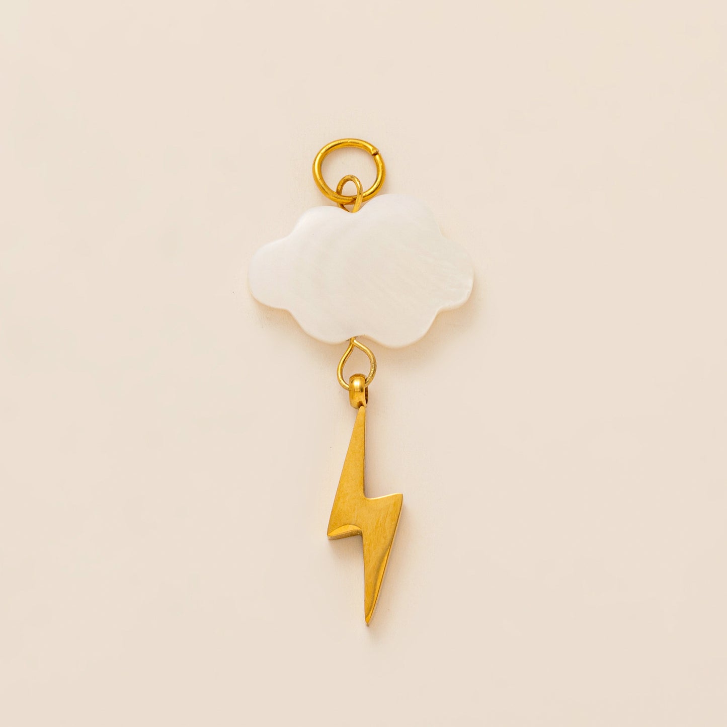 Ciondolo Fai da Te Vintage in Acciaio Inossidabile Placcato Oro 18K, Charm a Stella, Rivestito in PVD