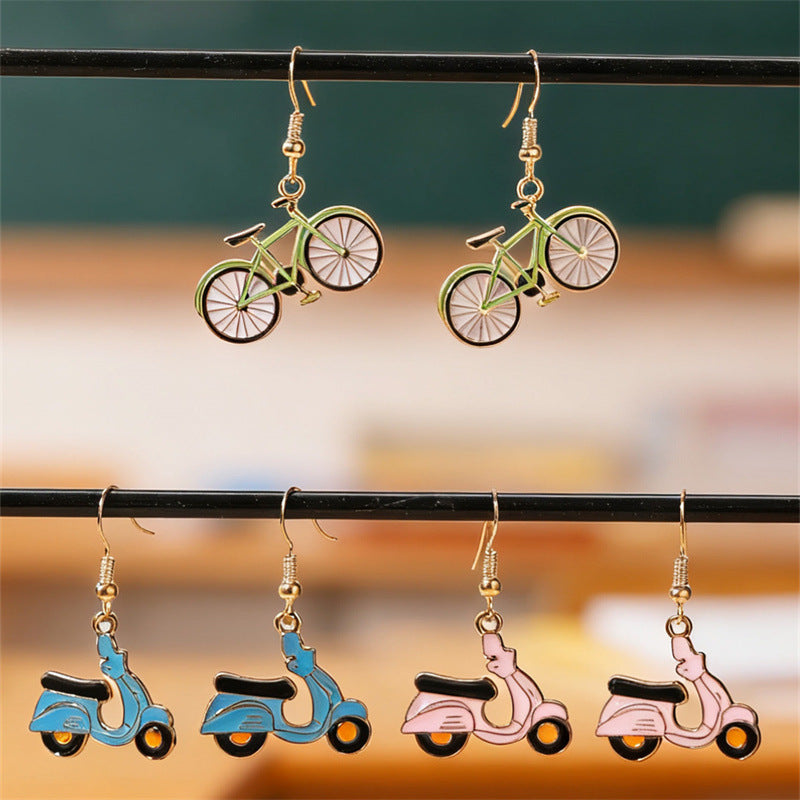 Pendientes Infantiles con Forma de Lazo Adorables con Incrustaciones de Perlas, Joyería de Plástico y Resina de Estilo Minimalista para Niñas de 3 a 10+ Años