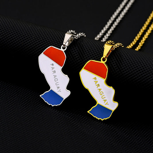 Minimalist Geometric Pendant Necklace in Stainless Steel with Titanium Steel Charm and Plated Finish for Women and Men